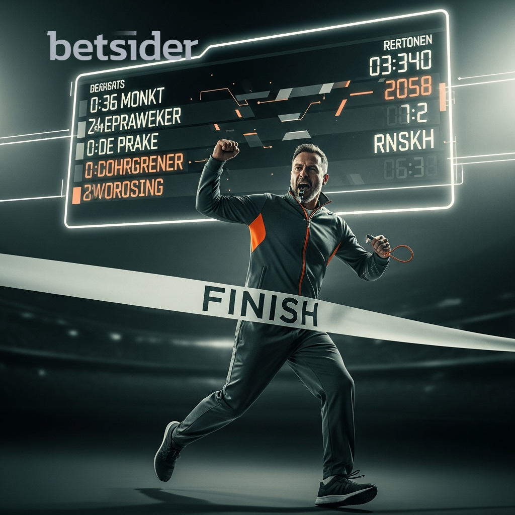 Horse racing finish